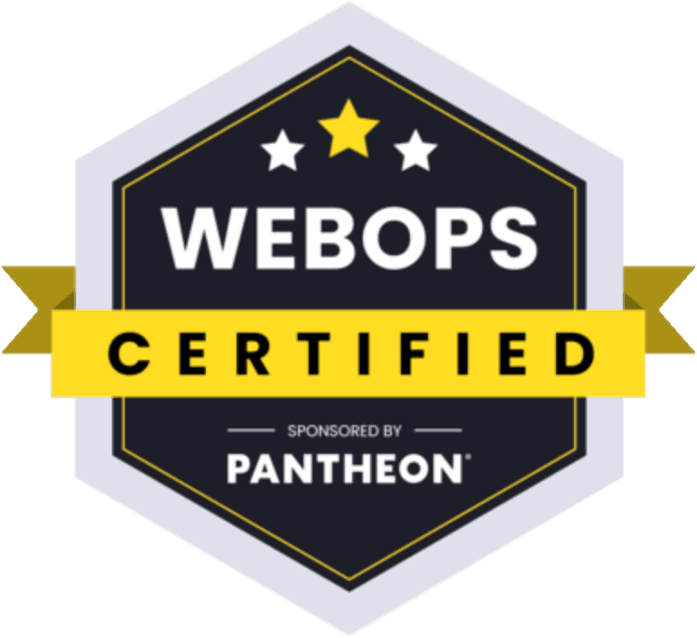 WebOps Certified, sponsored by Pantheon