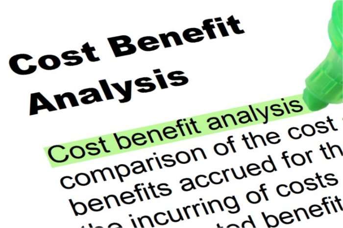 Cost Benefit Analysis CC BY-SA 3.0 Nick Youngson / Alpha Stock Images