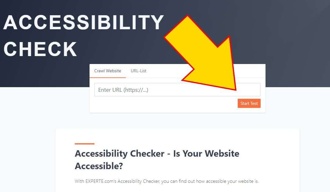 5 Minute Walkthrough of Experte.com’s Free Website Accessibility Checker