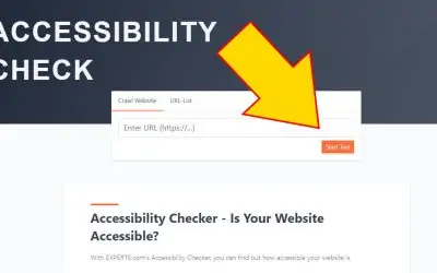 5 Minute Walkthrough of Experte.com’s Free Website Accessibility Checker